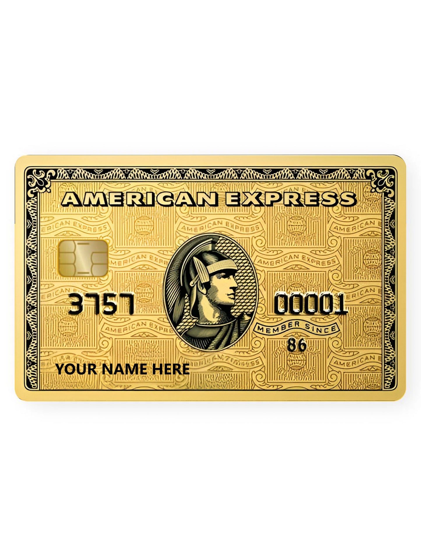 American Express Gold Card Skin 3M Material