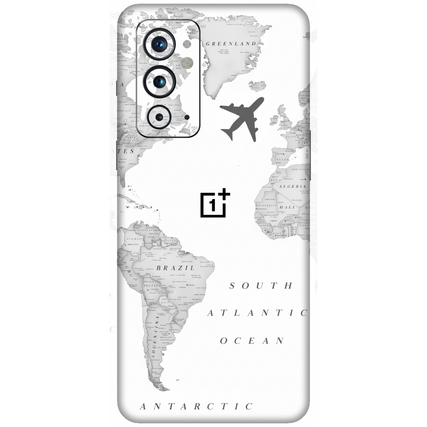 World Map Mobile Transparent Skin