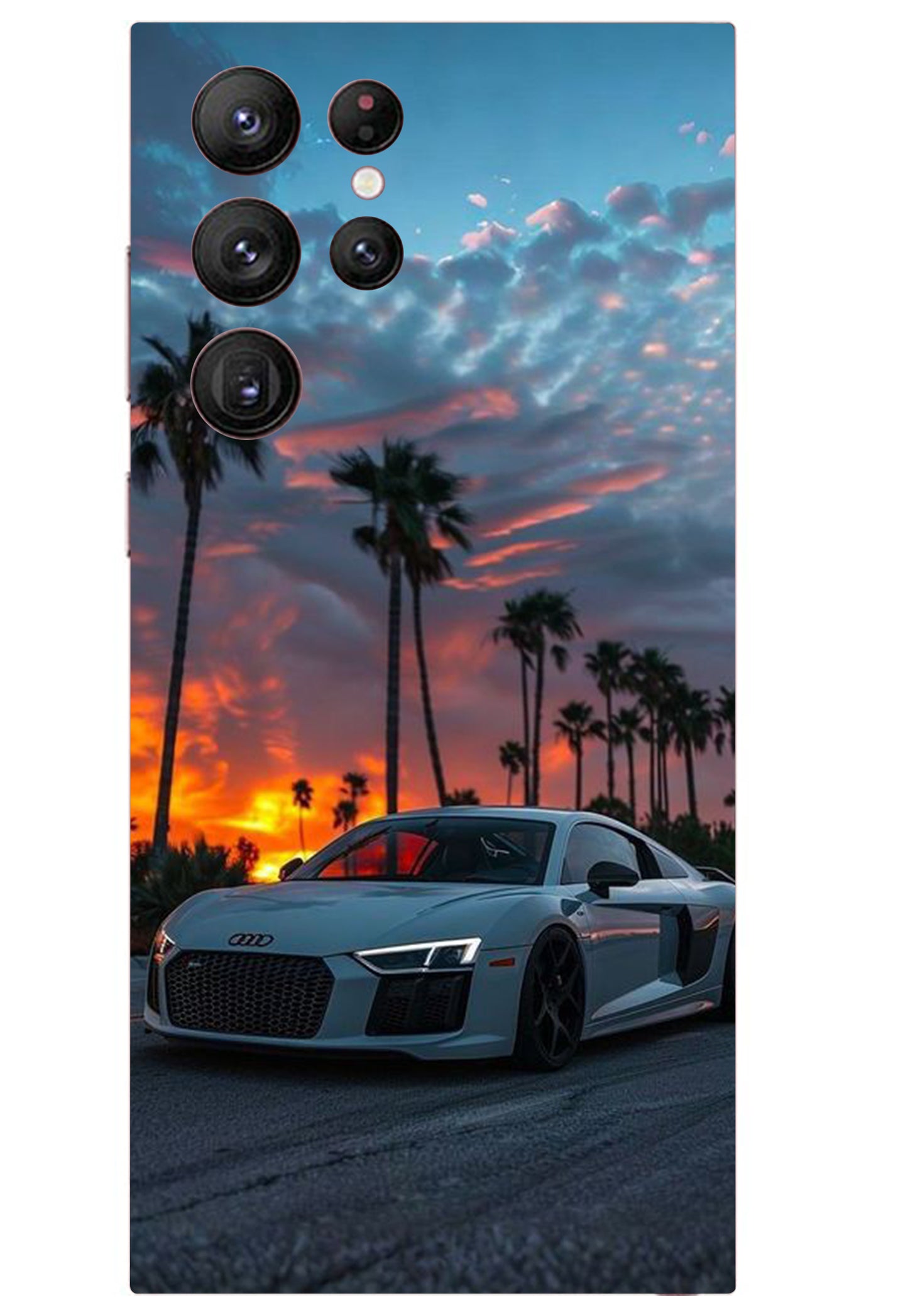 Audi Sun Set Design Mobile Skin 3M Material
