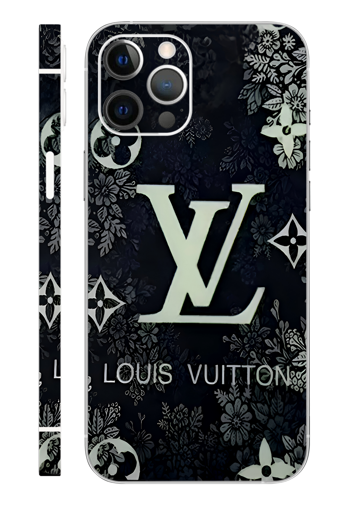 LV Abstract Floral Design Mobile Skin 3M Material