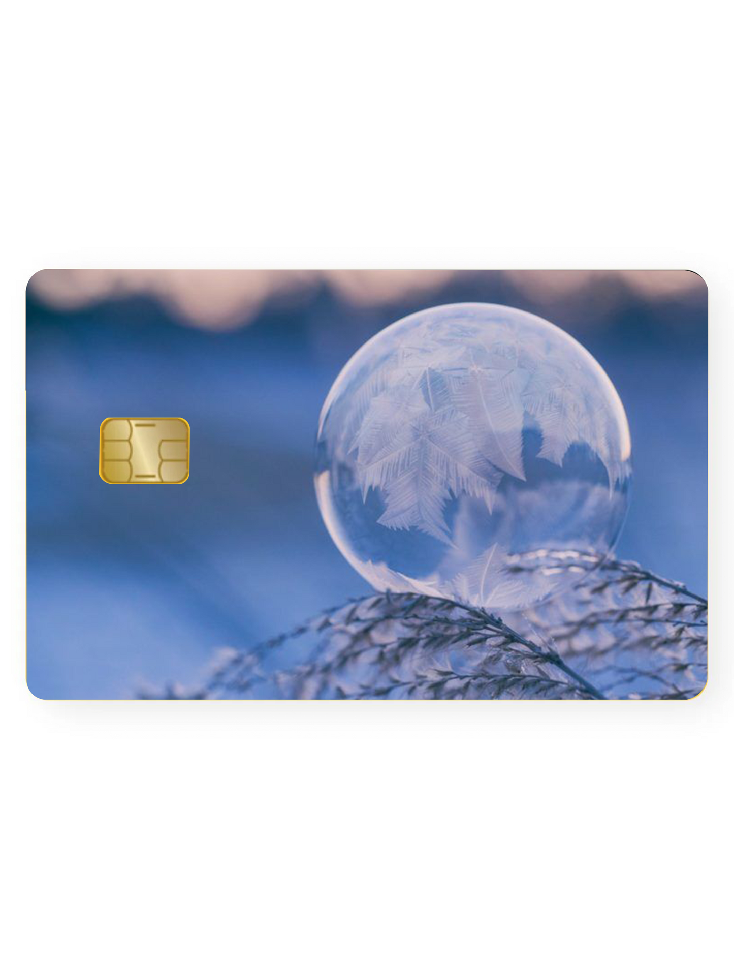 Snow Water Drop Card Skin 3M Material