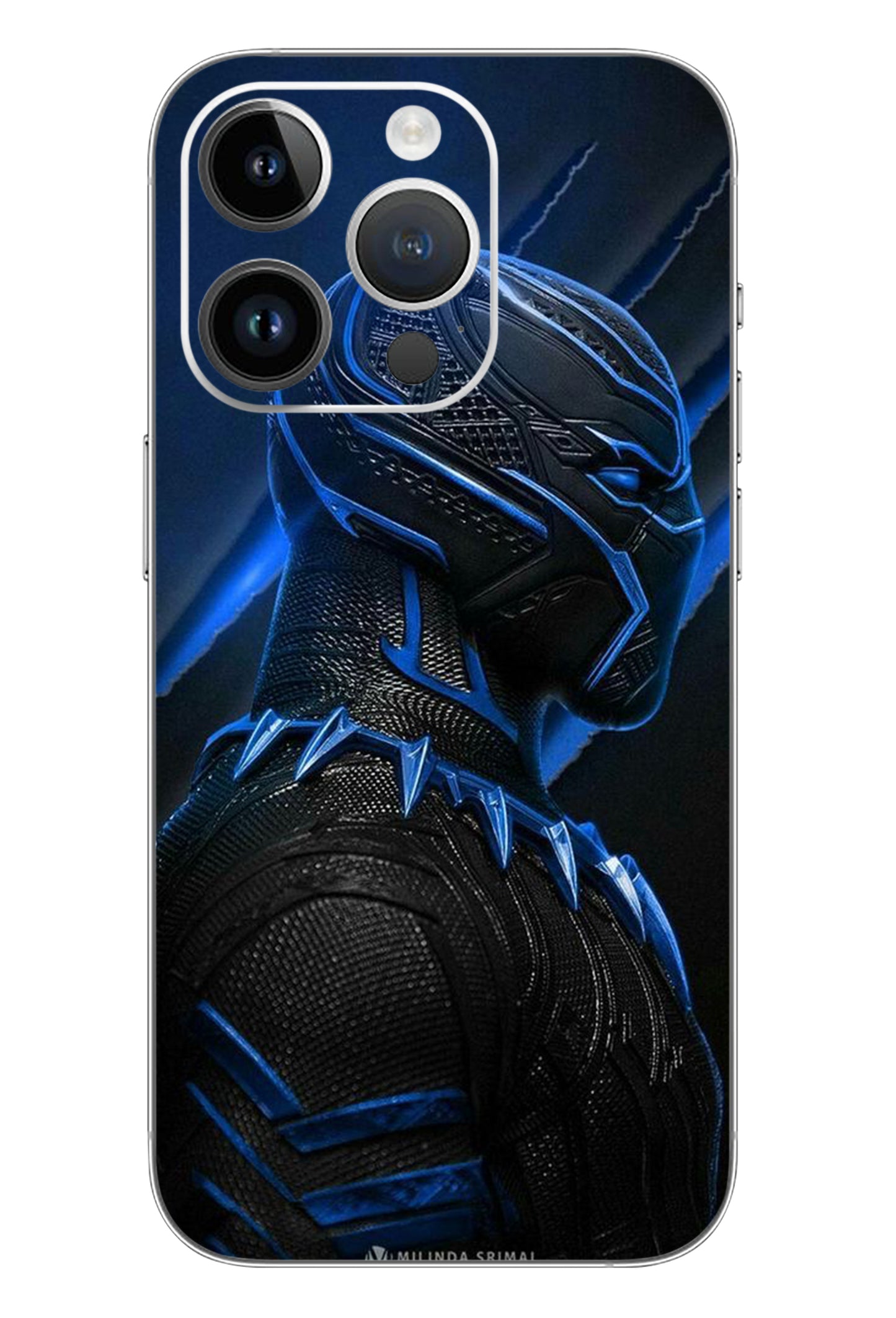 Black Pather Mobile Skin 3M Material