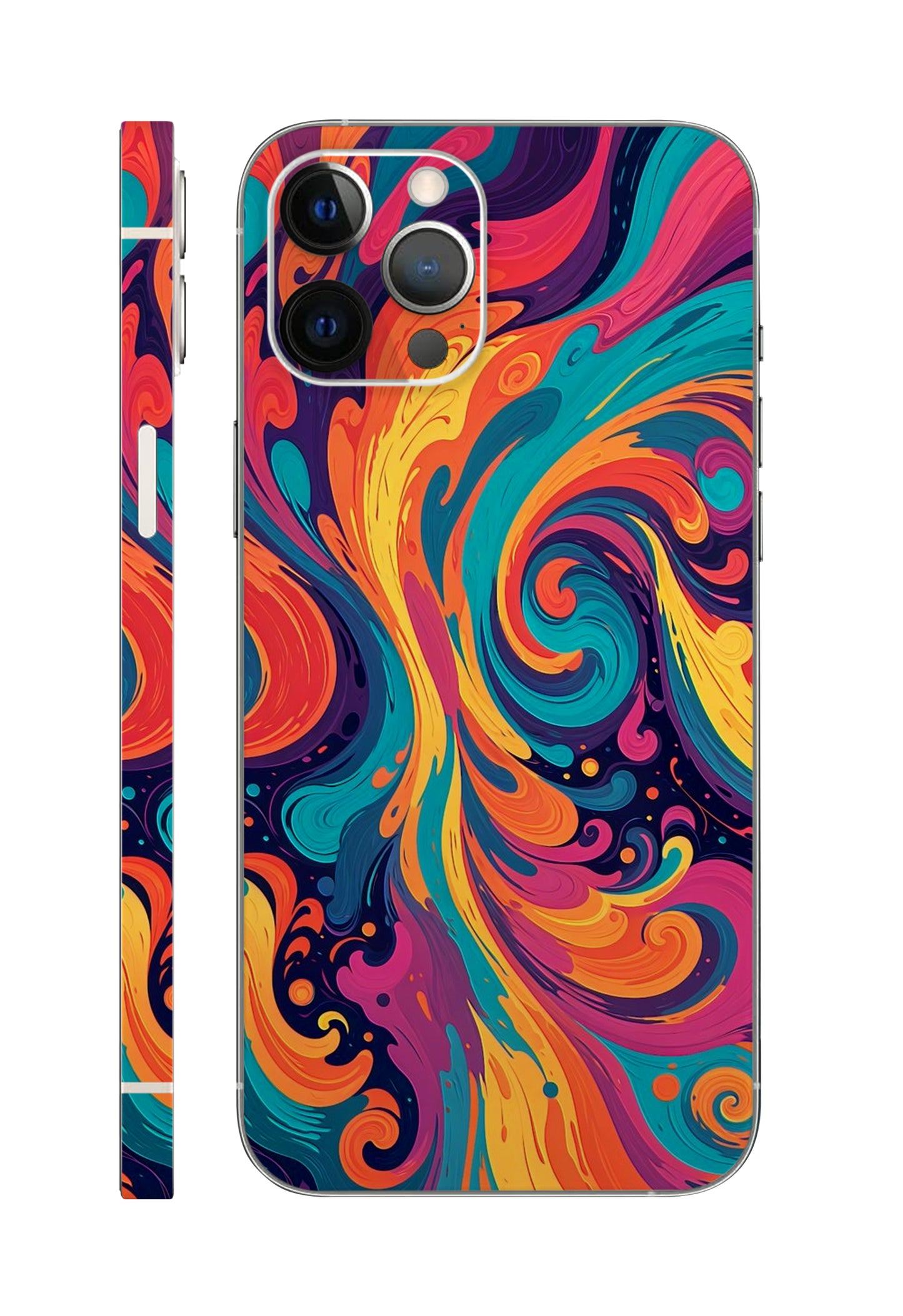 Abstract Water Color Dume Mobile Skin 3M Material