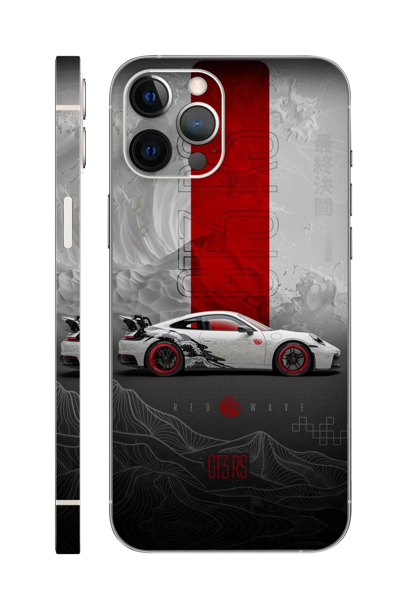 Porsche GT3 RS Car Mobile Skin 3M Material