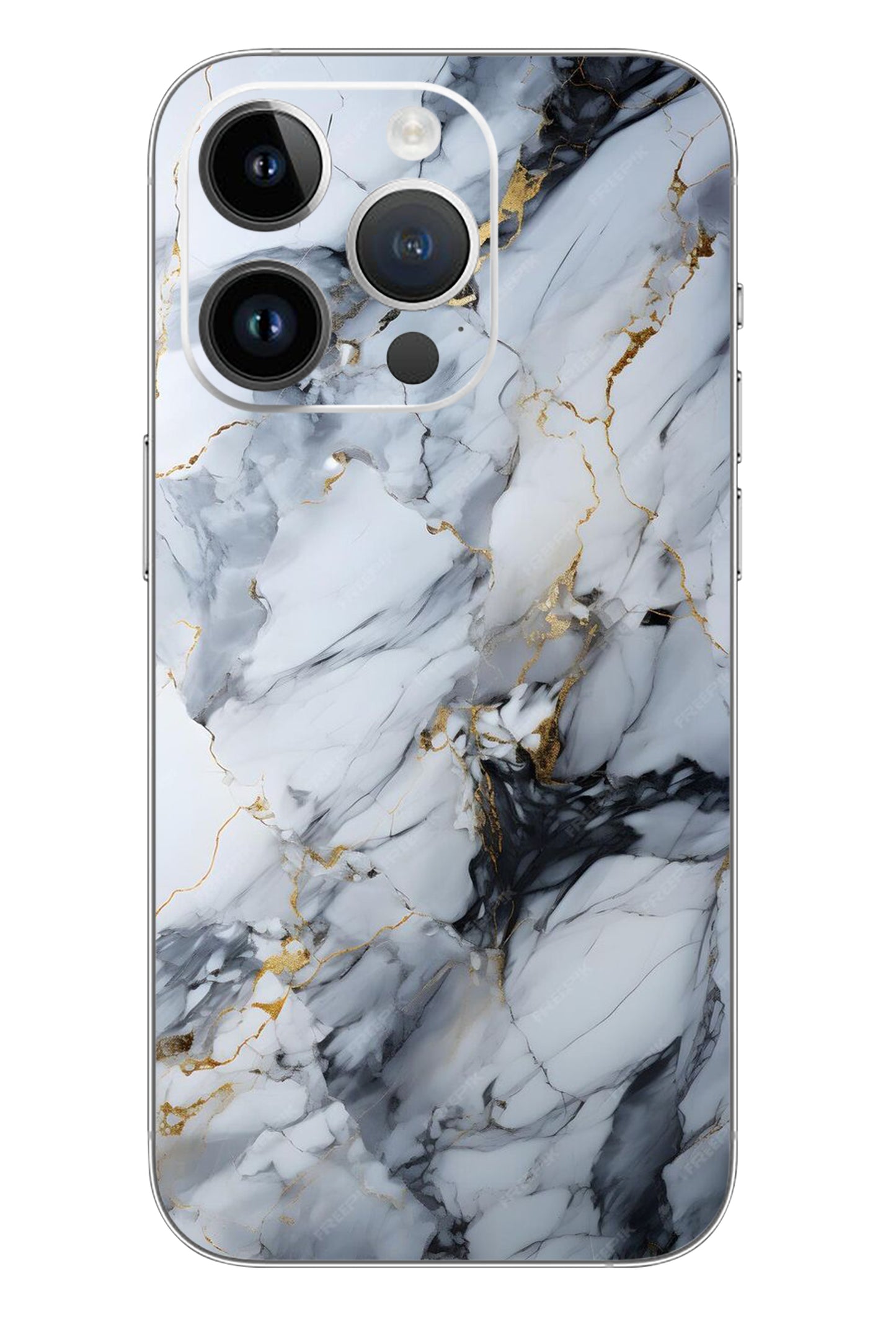 Marble White Mobile 6D Skin