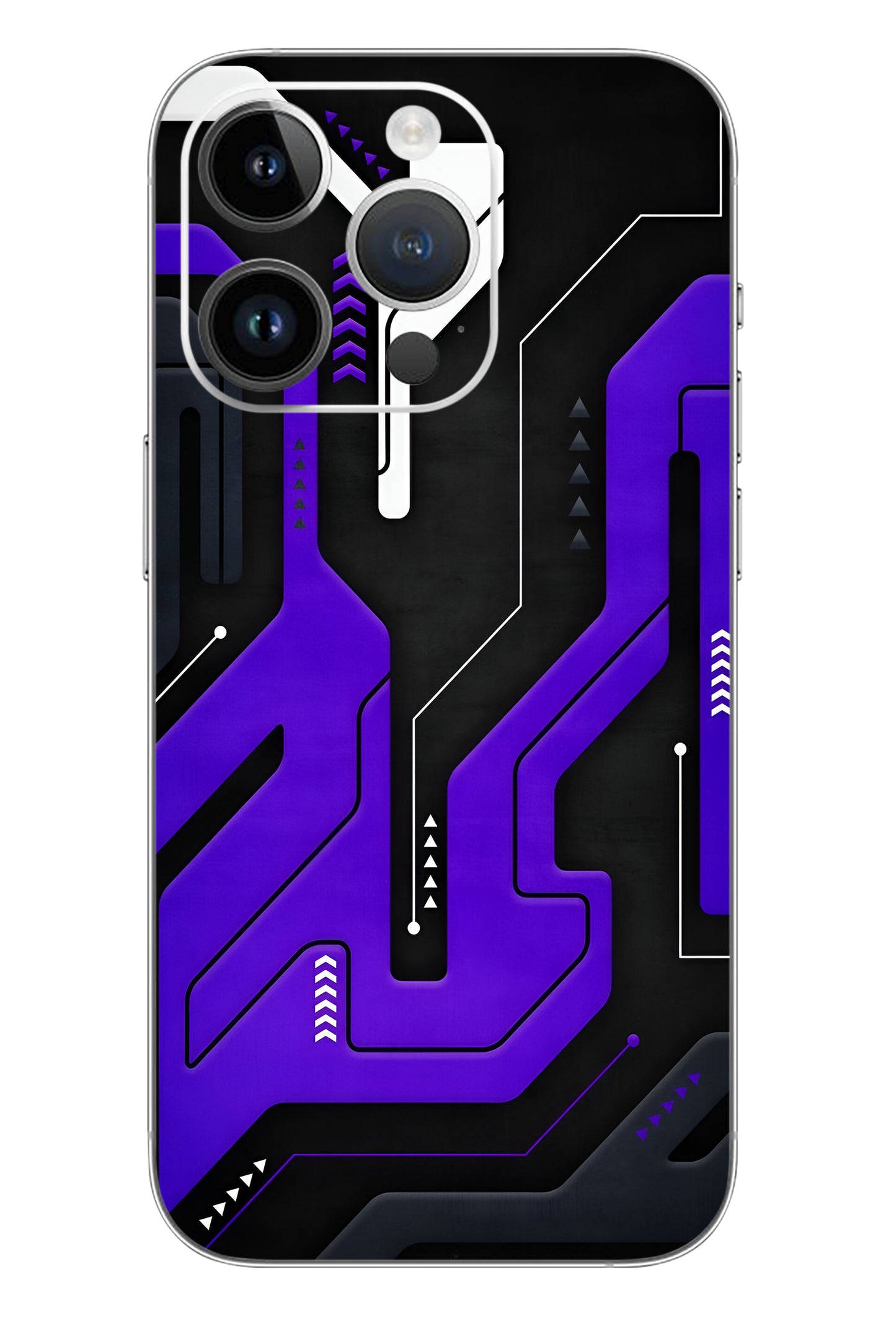 Abstract Blue Mobile 6D Skin