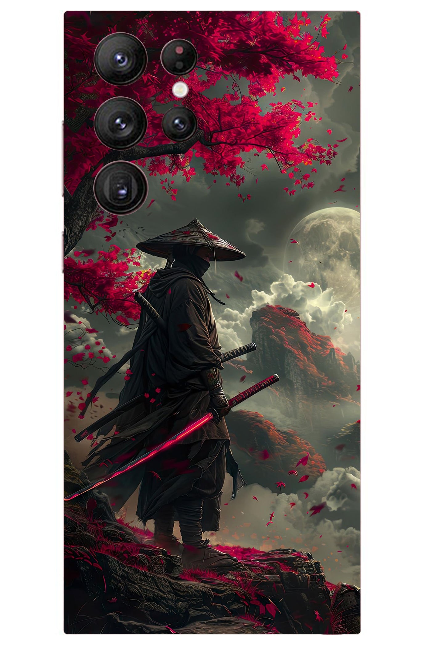 Mysterious samurai Mobile Skin 3M Material