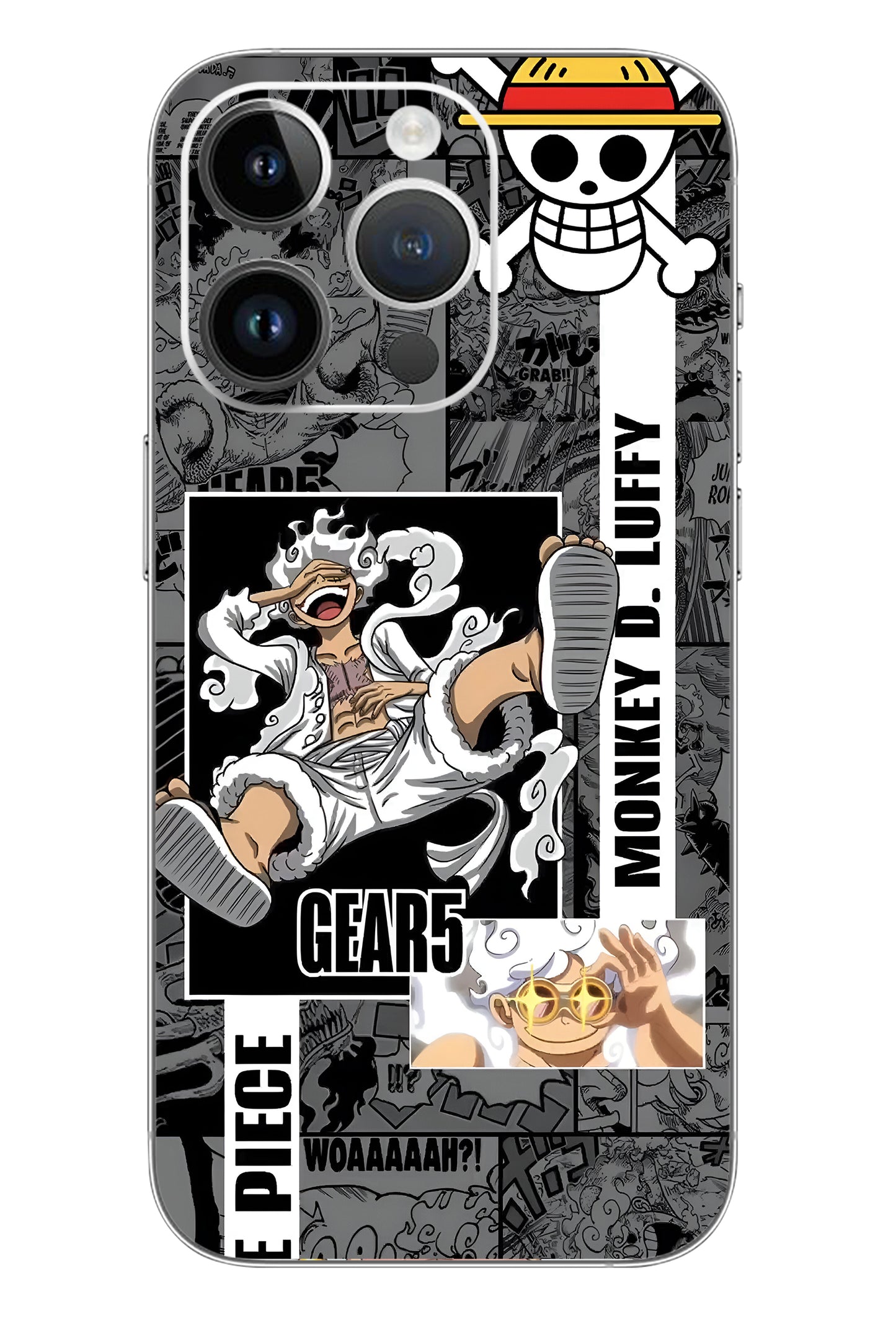 One Piece Gear 5 Line Anime Mobile Skin 3M Material