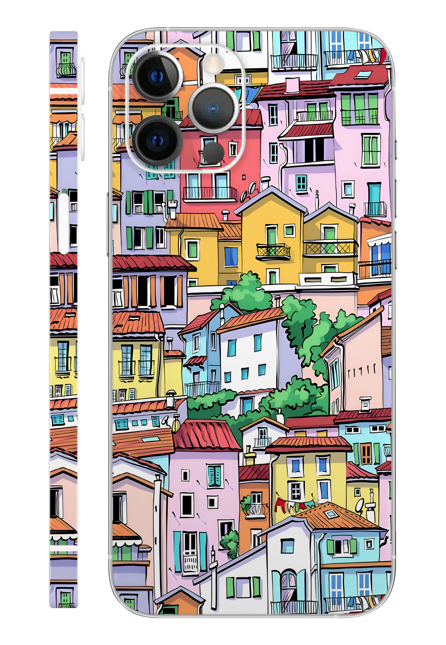 Boho Village Abstract Mobile Scratch less Skin 3M Material