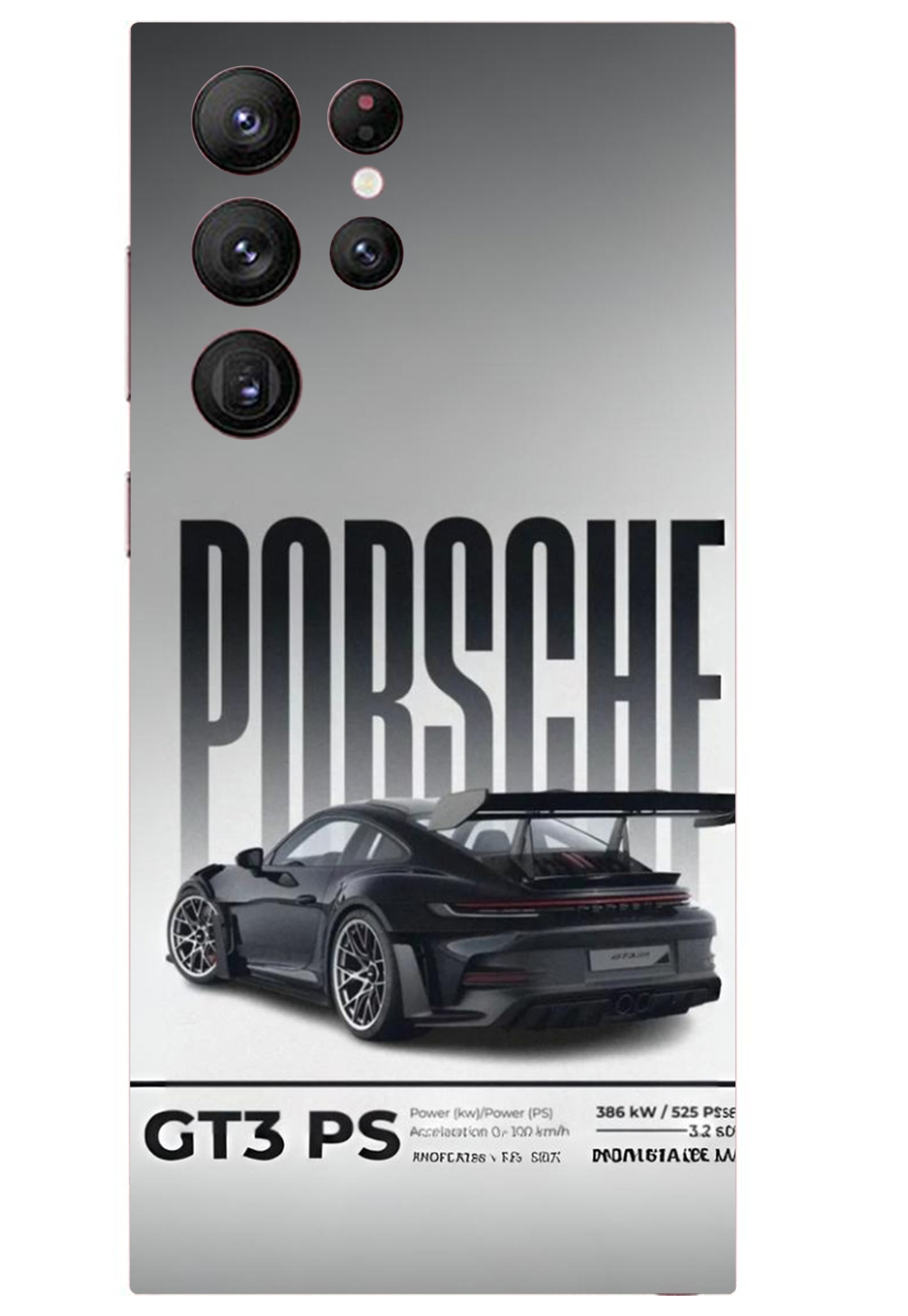 Porsche 911 V Mobile Transparent Skin