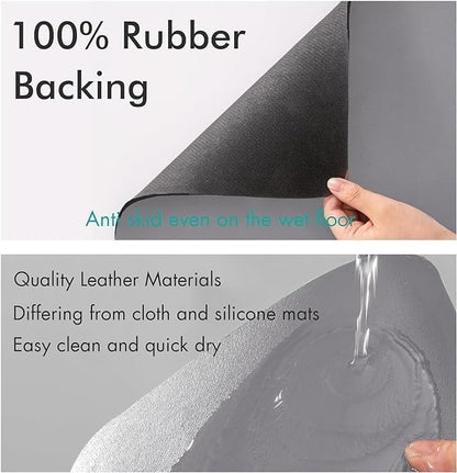 Kitchen Utensil Dish Drying Mat | Quick Dry Water Absorbent mat | Placemat for Dish Drying with Non-Slip Rubber Backed | Super Draining Mat for Kitchen 1 Pcs