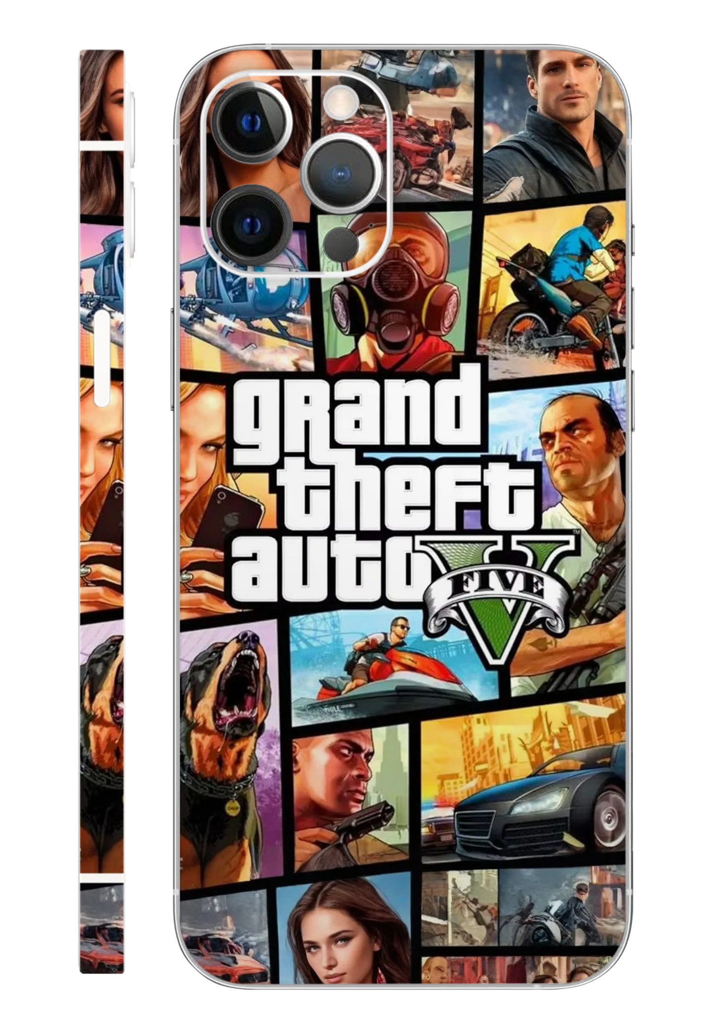 GTA V 5 Game Mobile 6D Skin 3M Material