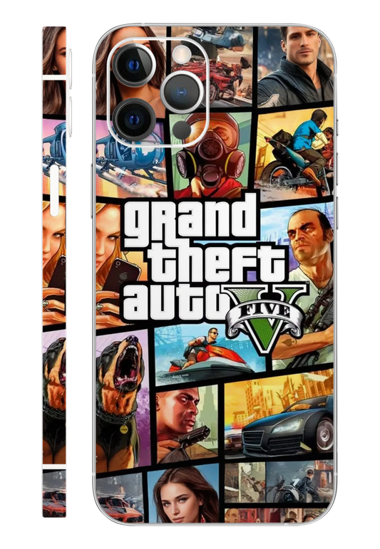 GTA V 5 Game Mobile 6D Skin 3M Material