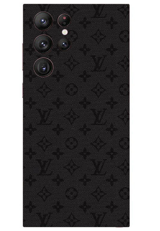 Black LV Design 3M Premium Material Mobile Skins