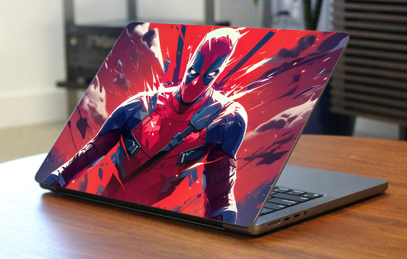 Deadpool Power Burst Comic 3M Premium Laptop Skins
