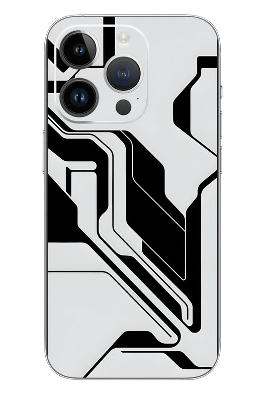 Cyberpunk Black And White Mobile 6D Skin