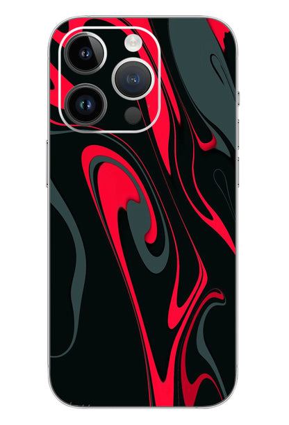 Abstract Red Mobile 6D Skin