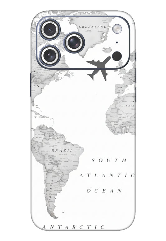 World Map Mobile Transparent Skin