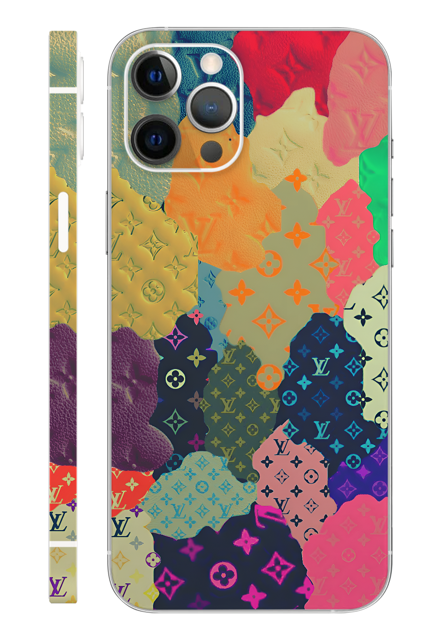 Water Color LV Design Mobile 6D Skin