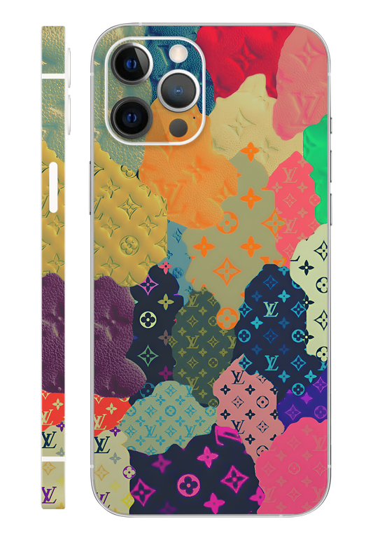 Water Color LV Design Mobile 6D Skin