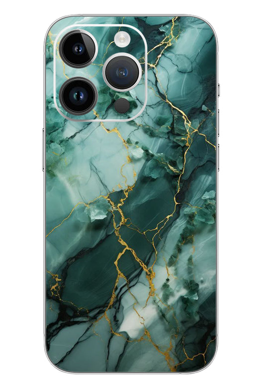 Green Marble Mobile 6D Skin