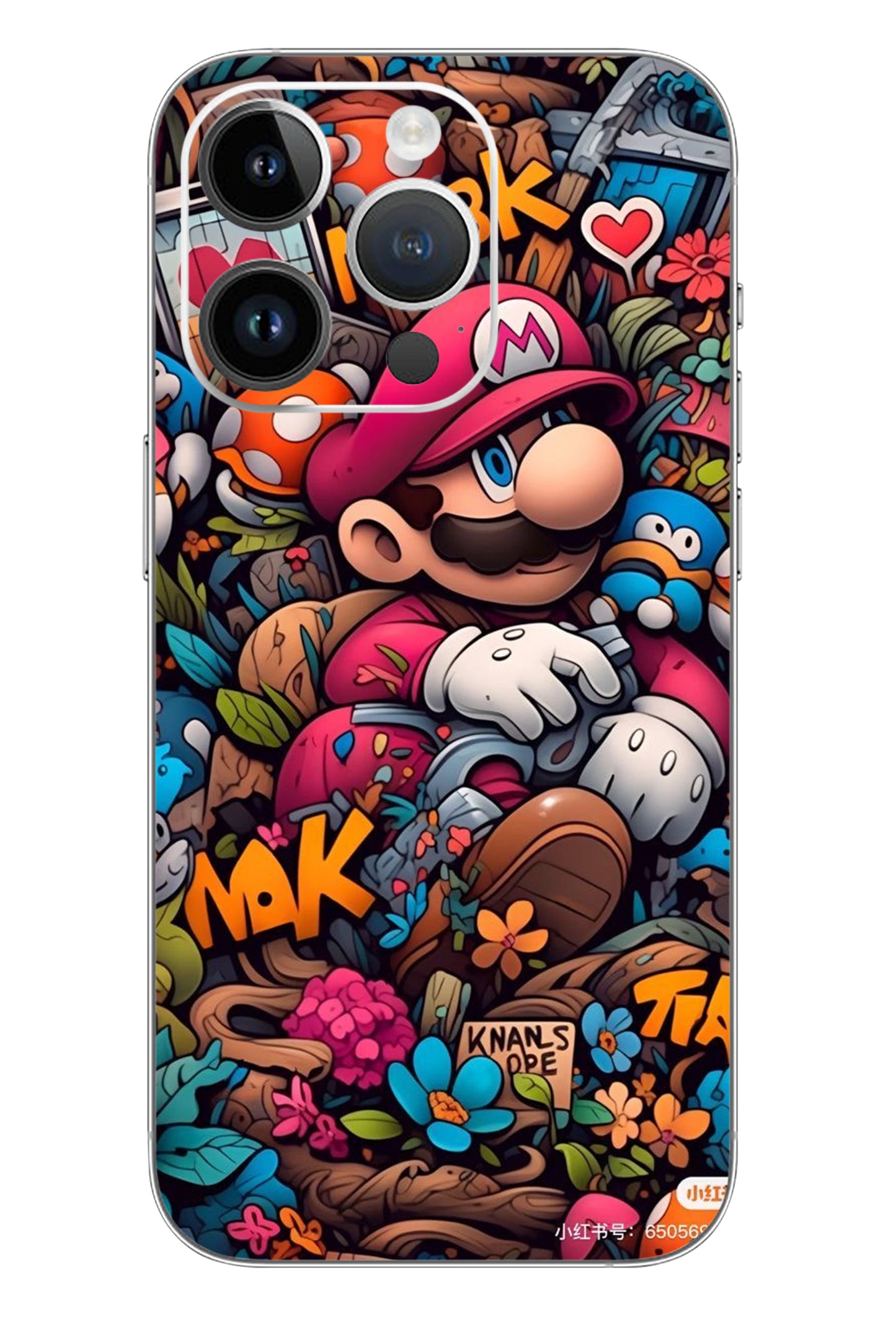 Mario Cartoon  Mobile 6D Skin