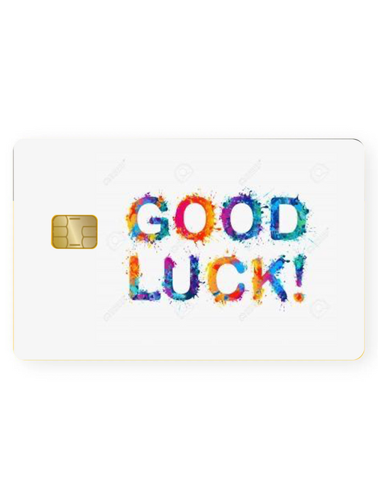 Good Luck Card Skin 3M Material