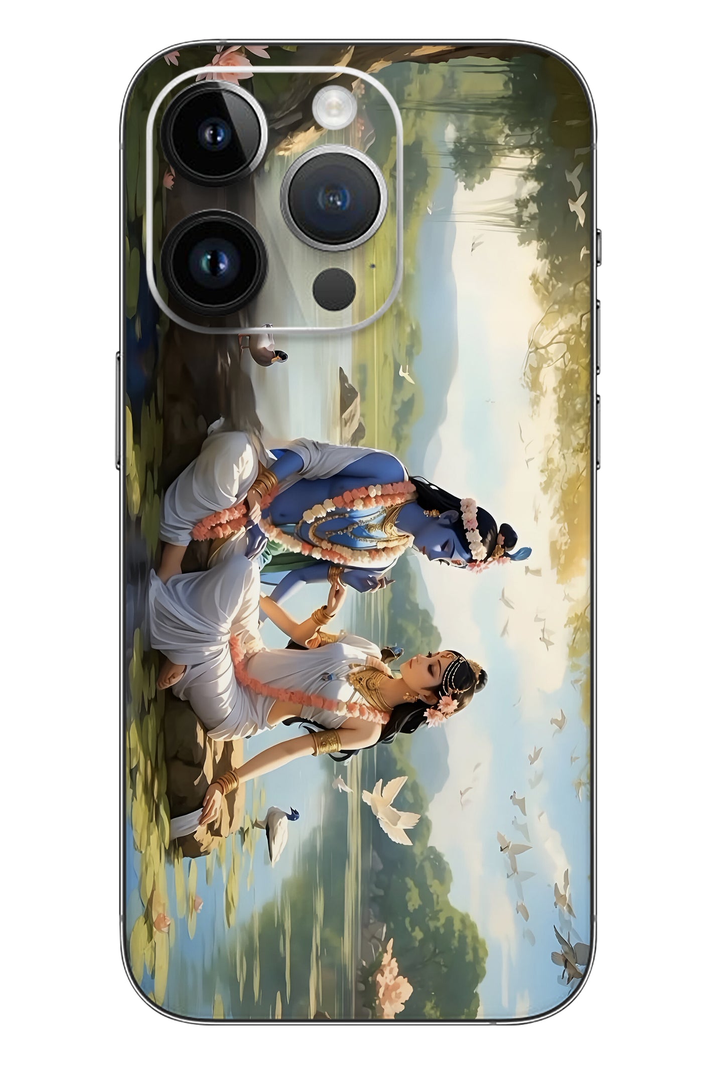 Radha Krishna Mobile 6D Skin