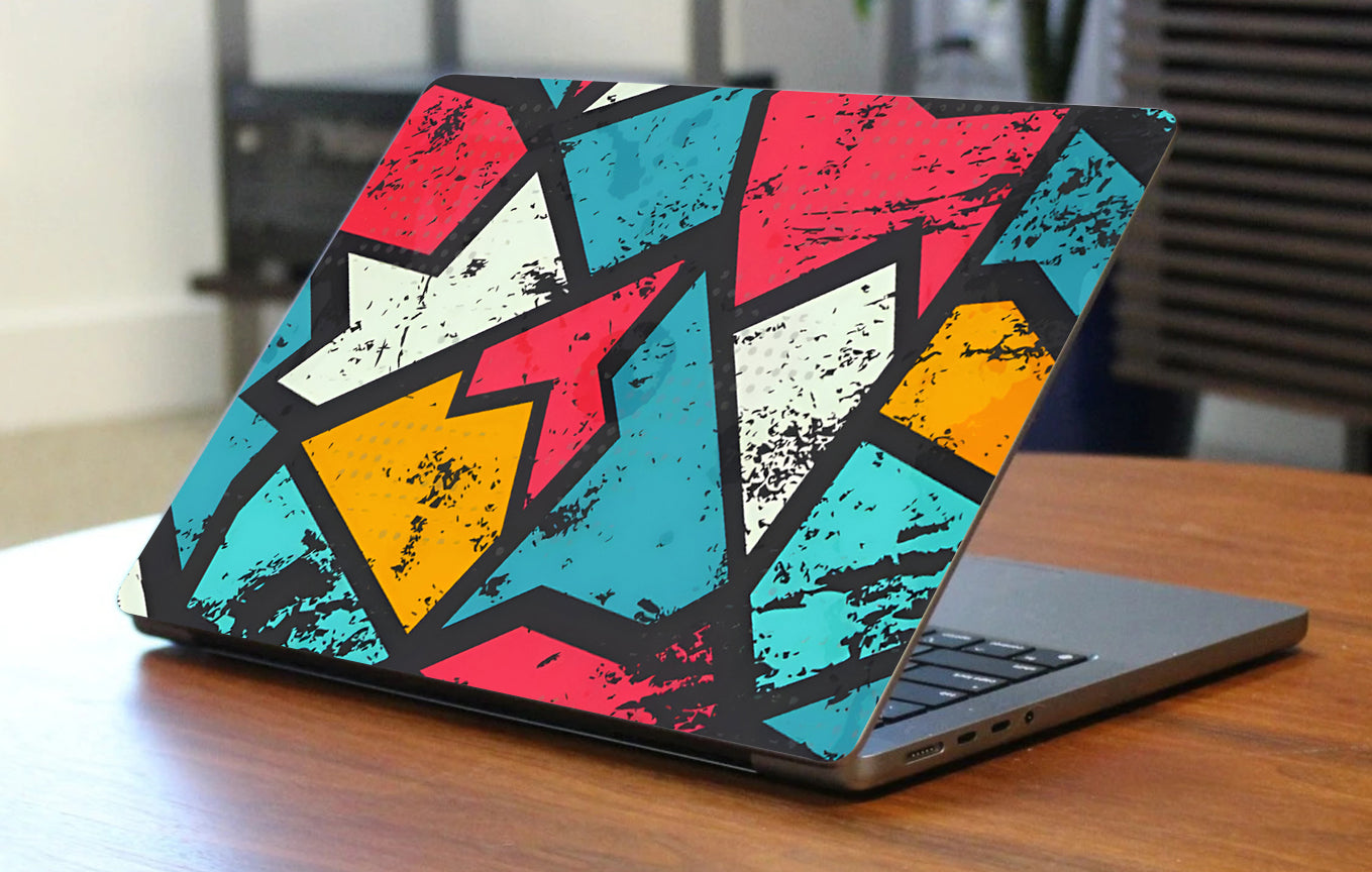 Color Abstract Design Laptop Skins