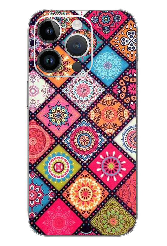 Flower Multicolor Mobile 6D Skin