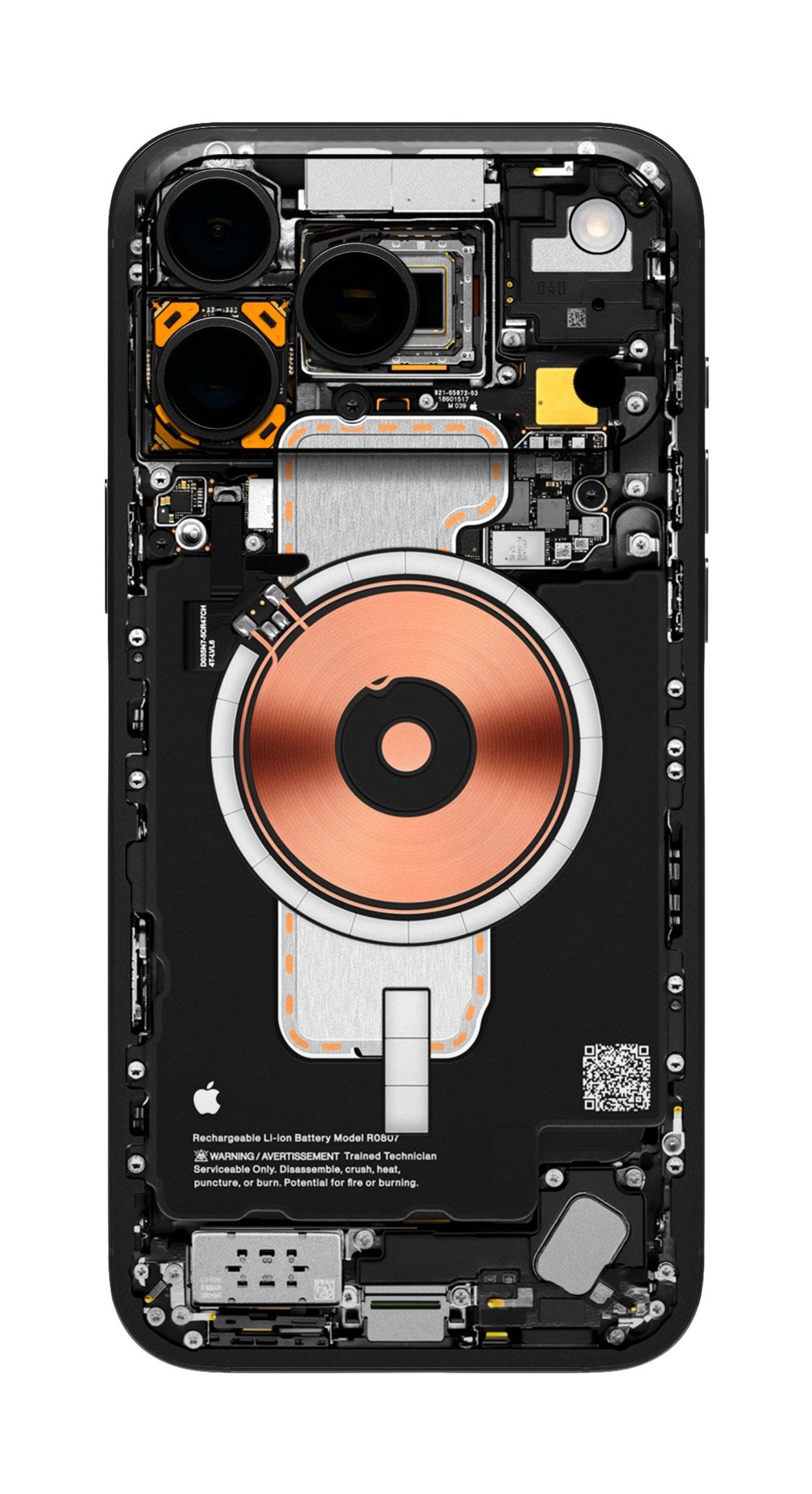 Color Splash Vertical Mobile 6D Skin