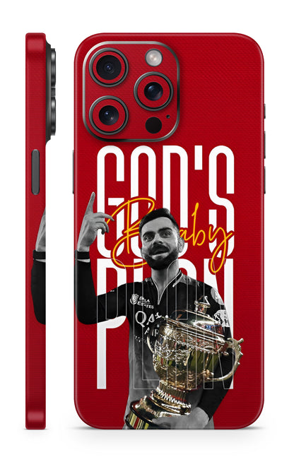 Virat Kohli God's Plan Mobile Skin 3M Material