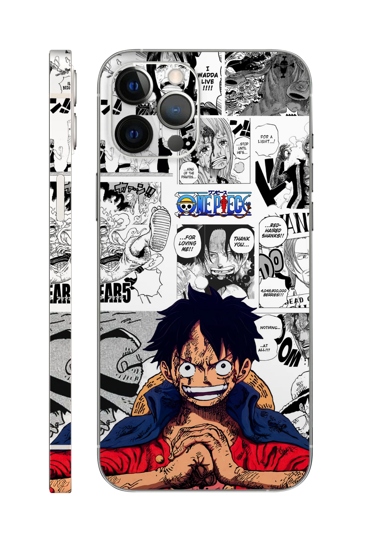 One Piece Luffy Anime Mobile Skin 3M Premium Material