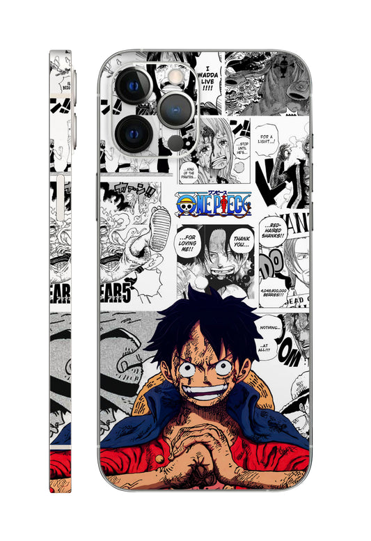 One Piece Luffy Anime Mobile Skin 3M Premium Material