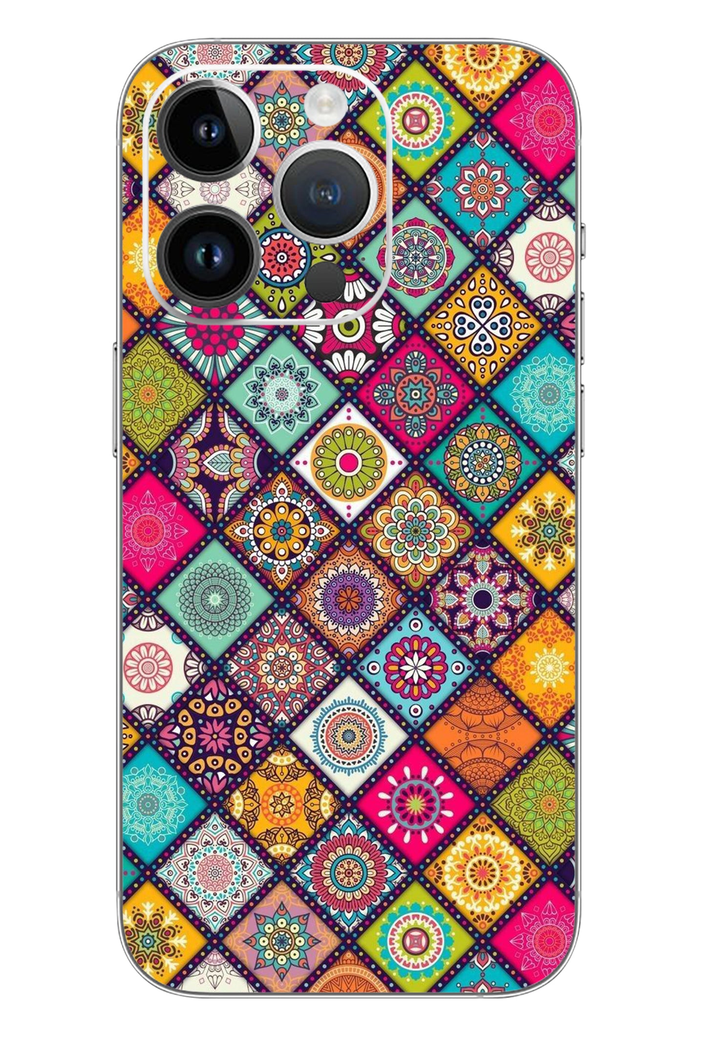 Flower Multicolor Mobile 6D Skin