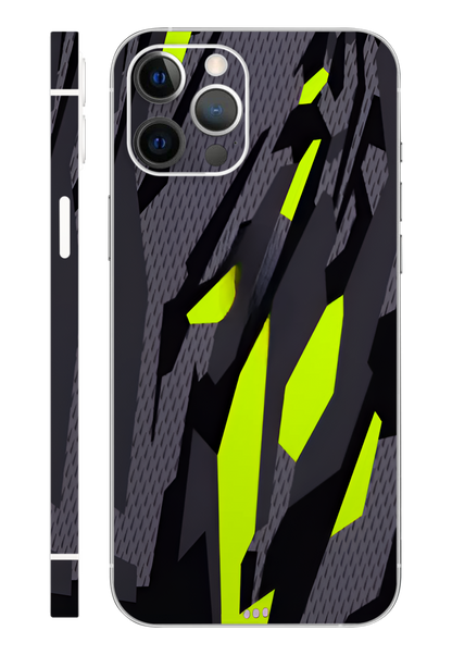 Abstract Ultra Green Mobile Skin 3M Material