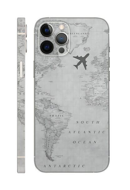 World Map Mobile Transparent Skin