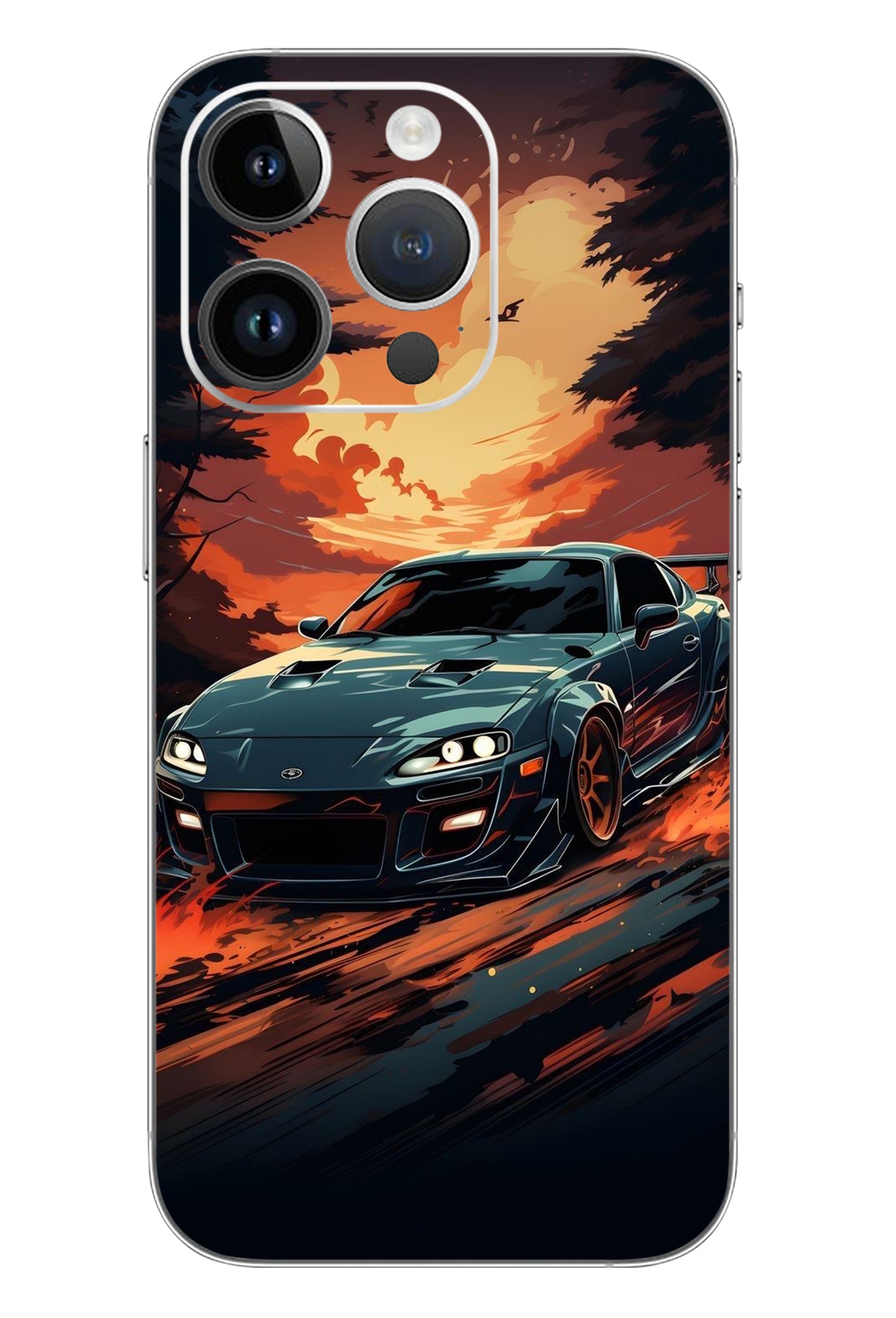 Car Sunset Mobile 6D Skin