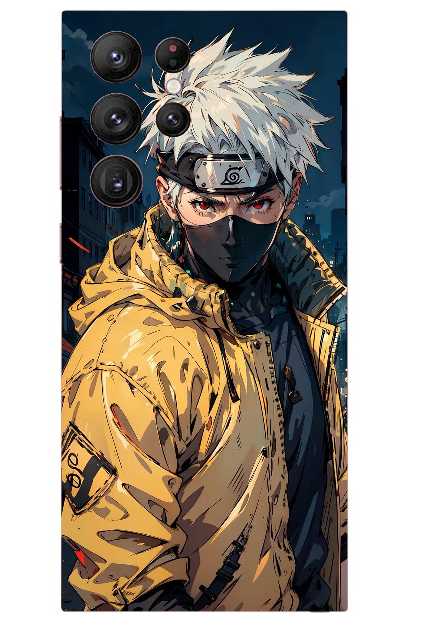 Kakashi Front Anime Mobile 6D Skin