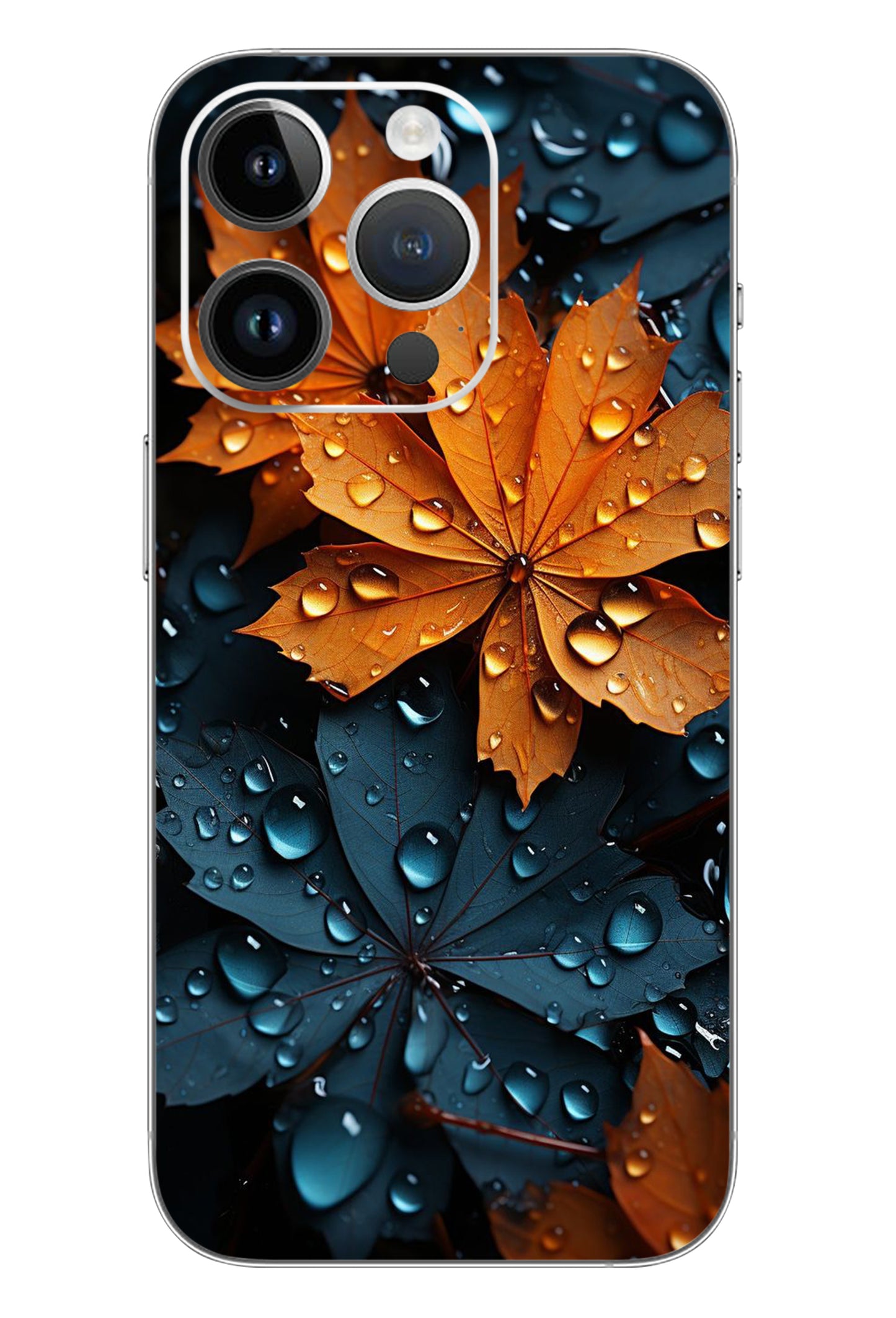 Leaf Water Drop Mobile 6D Skin