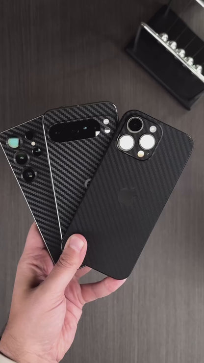 Carbon Fiber 3M Premium Material Mobile Skins