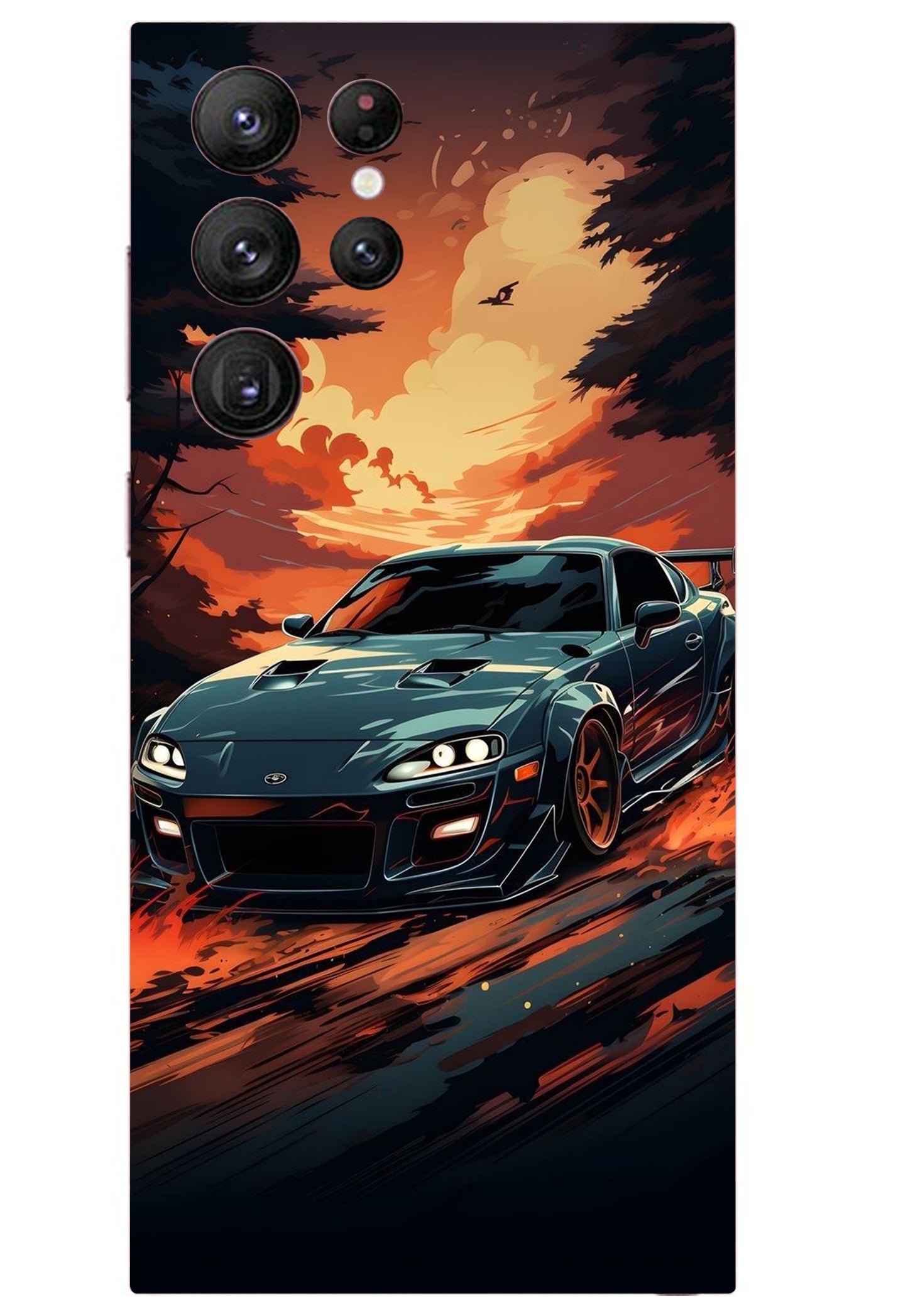 Car Sunset Mobile 6D Skin