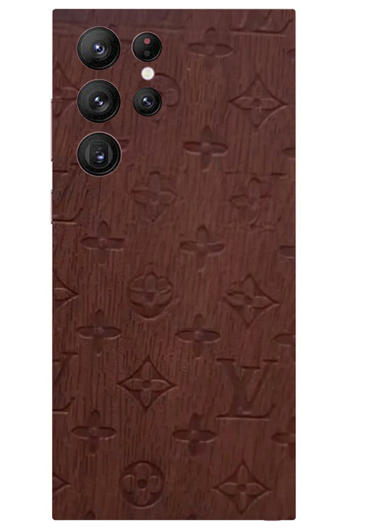 LV Wooden Design Mobile 6D Skin 3M Material