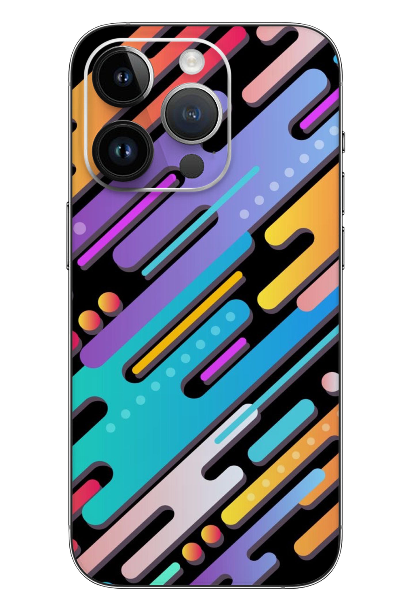 Abstract Color Mobile 6D Skin