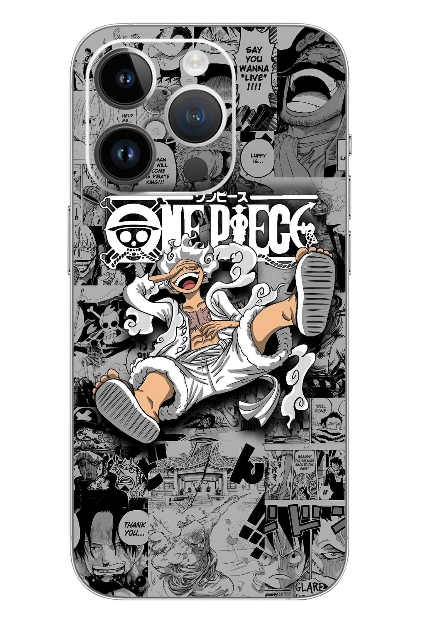 One Piece Gear 5 Anime Mobile 6D Skin