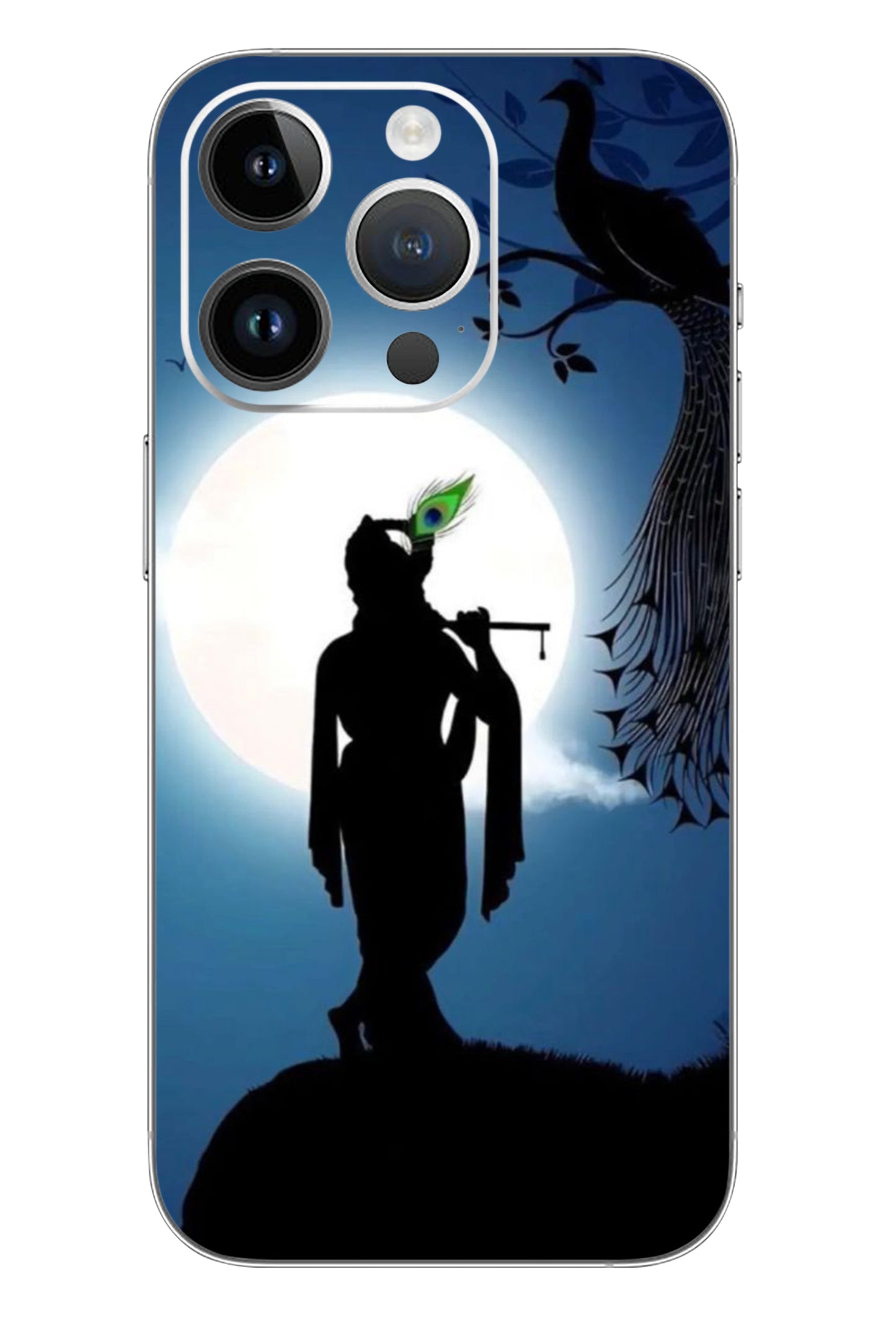 Krishna Play Flute God Mobile 6D Skin