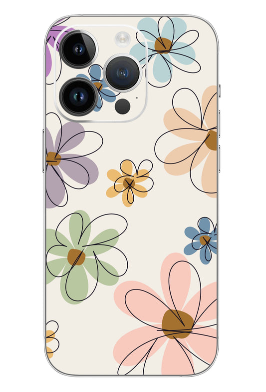 Flower Art Mobile 6D Skin